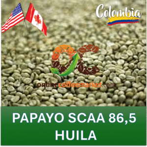 GREEN COFFEE - Huila to USA - CANADA VARIETY PAPAYO SCAA 86.5 x 60 KG **Shipping included**
